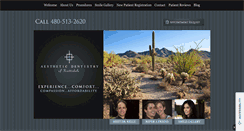 Desktop Screenshot of aestheticdentistryofscottsdale.com